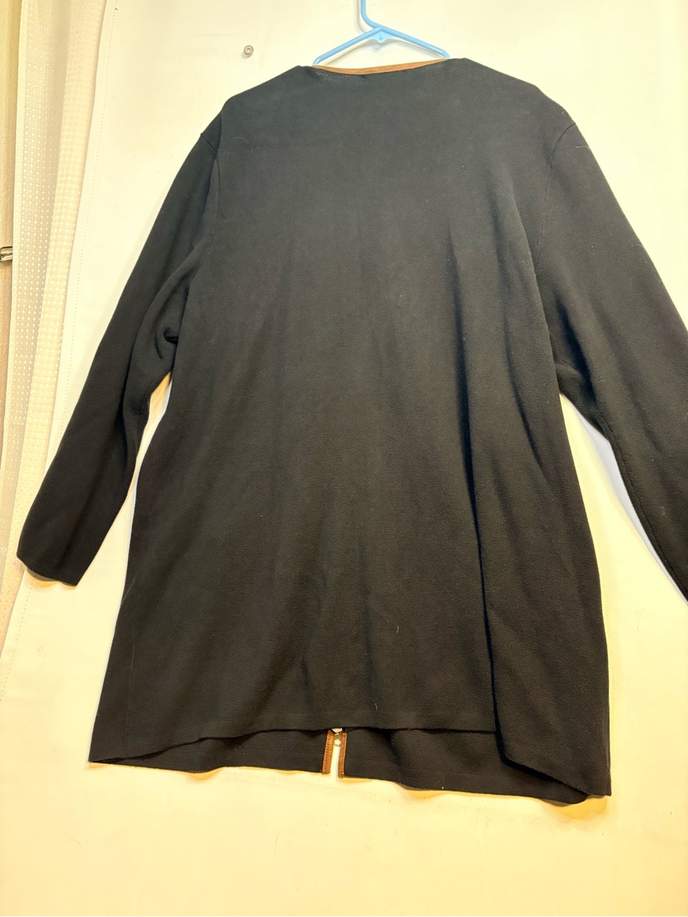 Lauren Ralph Lauren Black Cardigan with Brown Trim size 3x - Picture 11 of 14